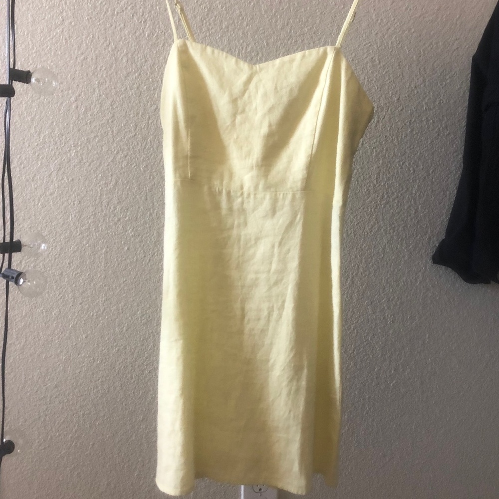 Forever 21 Light Yellow Dress